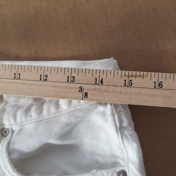 Citizens of Humanity Daphne Crop Women's SZ 29 Organic Cotton White Jeans - Picture 12 of 14